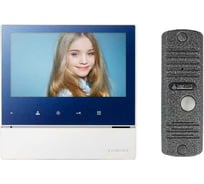 Комплект видеодомофона и вызывной панели COMMAX CDV-70H2(Blue)/AVC305S