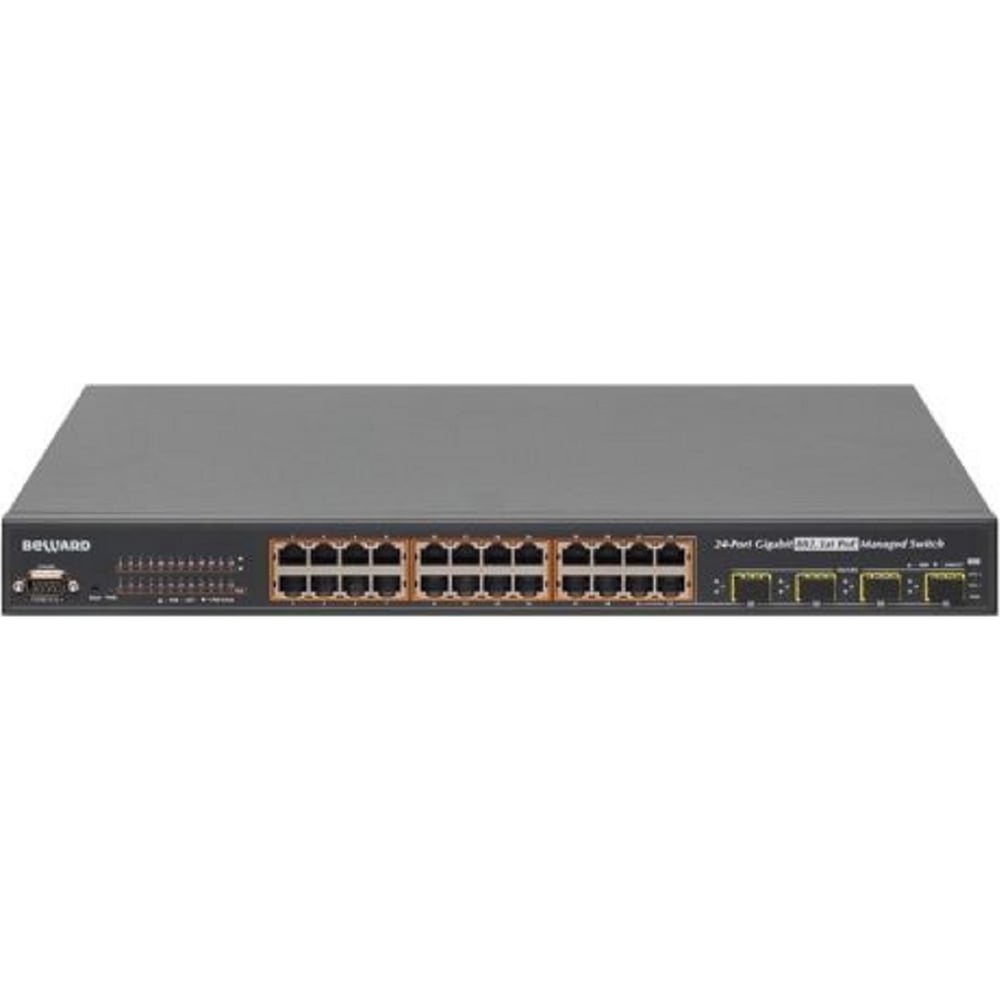 Управляемый коммутатор Beward 24 порта STW-02404HPF 00000000415 ...