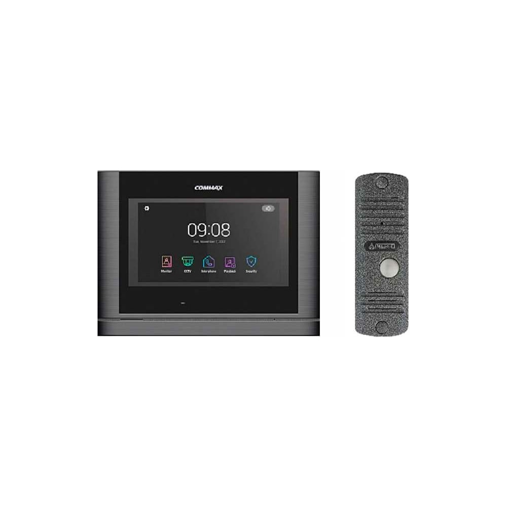 Комплект видеодомофона и вызывной панели COMMAX CDV-70MF ...