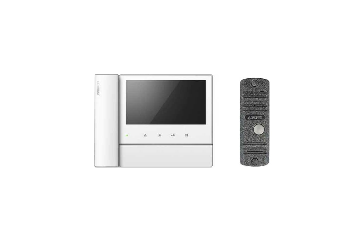 Комплект видеодомофона и вызывной панели COMMAX CDV-70N2(White)/AVC305S -  выгодная цена, отзывы, характеристики, фото - купить в Москве и РФ