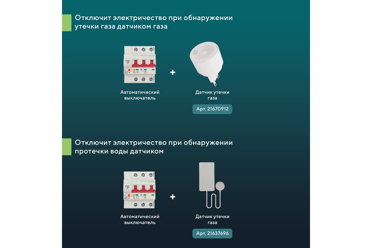 Умный Wi-Fi автоматический выключатель SECURIC 3P/32А SEC-HV-332 ...