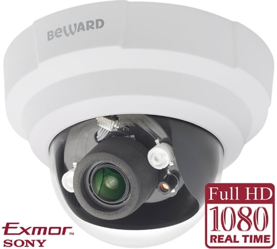 Купольная камера видеонаблюдения Beward B2710DR 00000000049