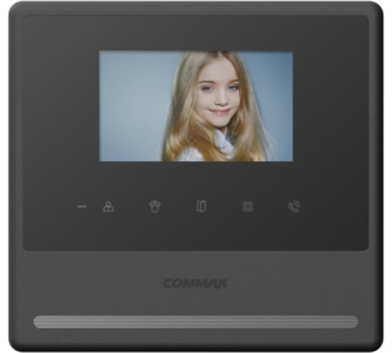 Комплект видеодомофона и вызывной панели COMMAX CDV-43Y( Black)/AVC305B CDV-43Y(Black)/AVC305B