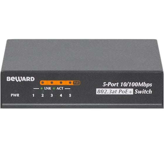 Неуправляемый коммутатор Beward 5 портов ST-5HP4 00000000174 1