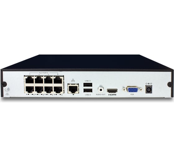 IP видеорегистратор PS-link 3108SP на 8 каналов с POE питанием и поддержкой 8Мп камер 3546