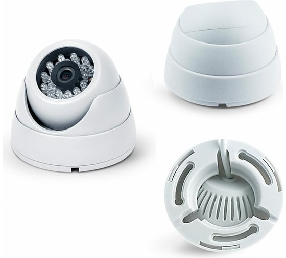 Купольная камера видеонаблюдения PS-link IP 2Мп 1080P IP302P со встроенным POE питанием 1177