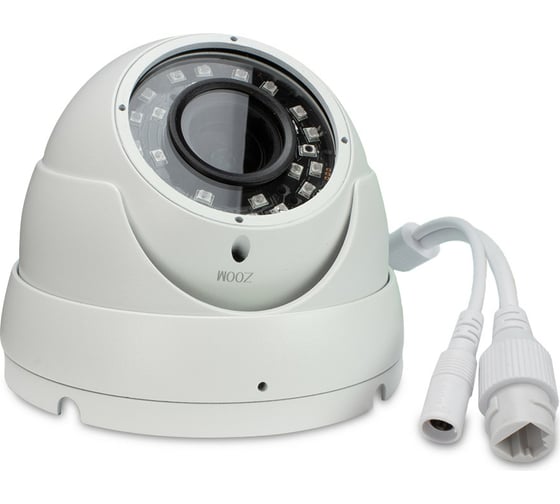 Купольная камера видеонаблюдения PS-link IP IP302PR матрица 2Мп с POE питанием и вариофокальным объективом 3561