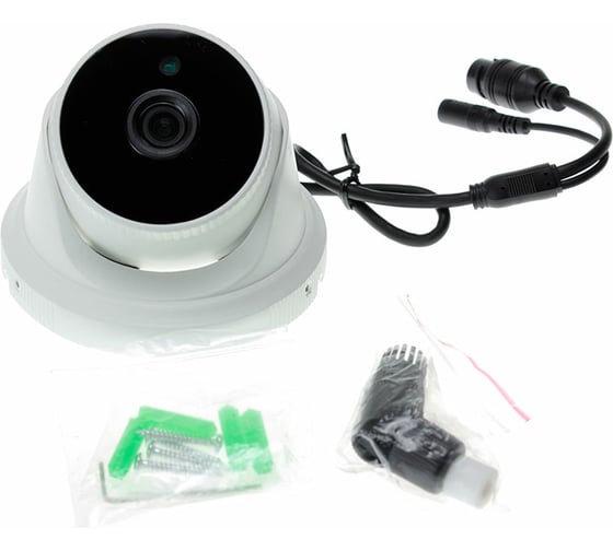 Купольная камера видеонаблюдения PS-link IP IP308P матрица 8Мп с POE питанием 3557