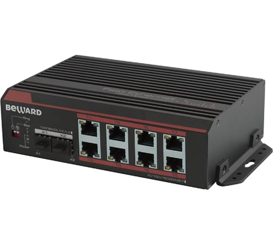 Неуправляемый коммутатор Beward 8 портовSTP-0802HP 00000007943 1