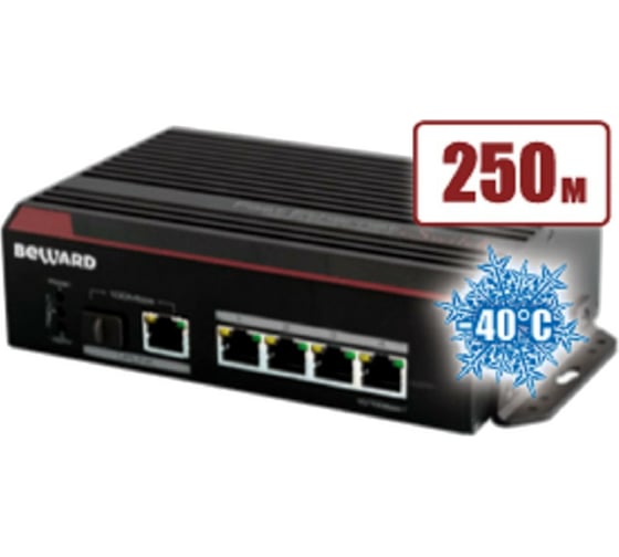 Неуправляемый коммутатор Beward STP-411 00000007959