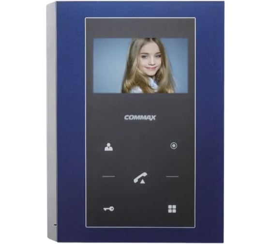 Цветной видеодомофон COMMAX CMV-43S (Синий) CMV-43S(BLUE)