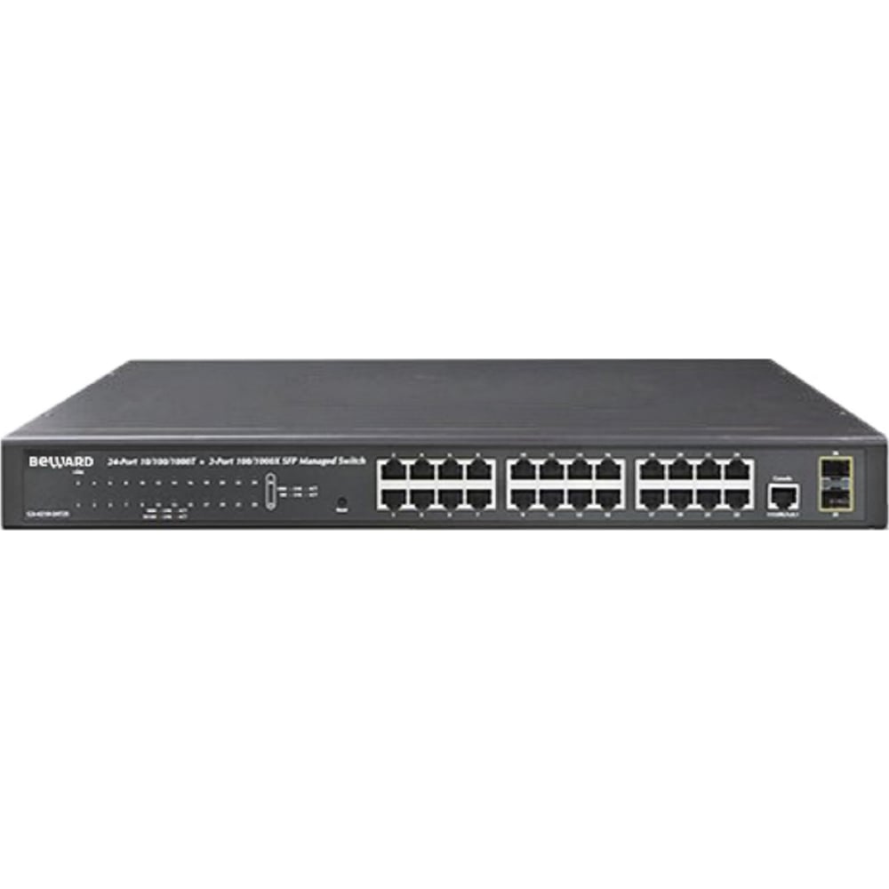 Управляемый коммутатор Beward GS-4210-24T2S 26 портов 00000008019 ...
