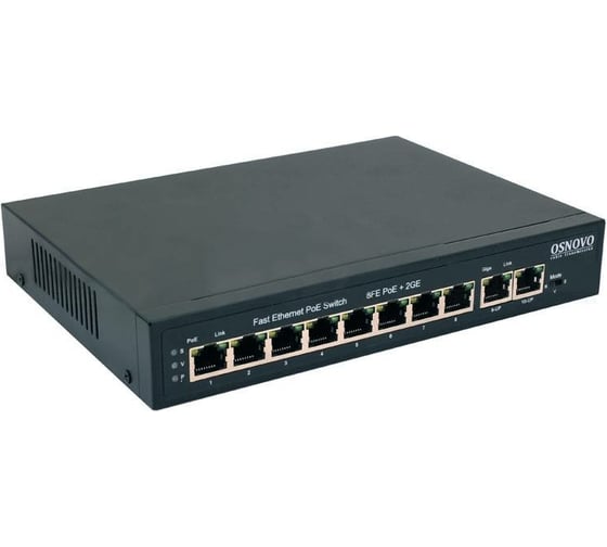 PoE коммутатор OSNOVO SW-20820 120W УТ-00027086 1