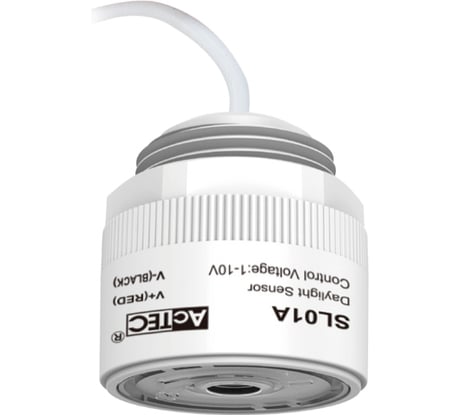 Датчик освещенности AcTEC 1-10В, 50mA, IP20, 90град, h24xd23мм SL01A