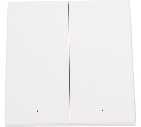 Умный выключатель AQARA двухклавишный с нейтралью Smart Wall WS-EUK04 00-01021726