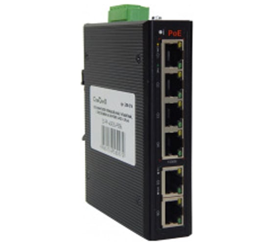Промышленный PoE коммутатор СomOnyx гигабитный, 4PoE, 2хRJ45 CO-PF-4GP2G-P506 200-014 1