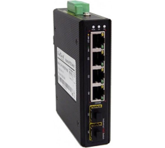 Промышленный PoE коммутатор СomOnyx гигабитный, 4PoE, 2SFP CO-PF-4GP2SFP-P505 200-013 1