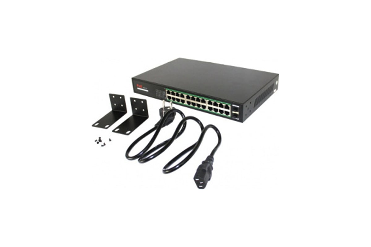 PoE коммутатор СomOnyx гигабитный, 24 PoE, 2 SFP CO-SWP24GFv2 200-017 ...