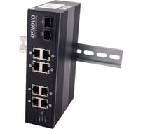 Промышленный PoE коммутатор OSNOVO Ethernet, PoE SW-8082/IC -0000000140