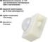 Датчик движения TDM ELECTRIC ДДСк-02 40Вт, 120с, 6м , 30Лк, 120сбоку+360сверху гр, IP20/IP44, SQ0324-0046 6