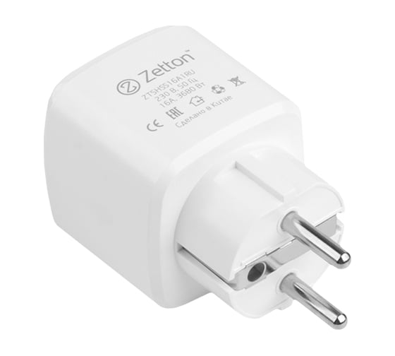 Умная розетка Zetton Smart Plug 16A ZTSHSS16A1RU