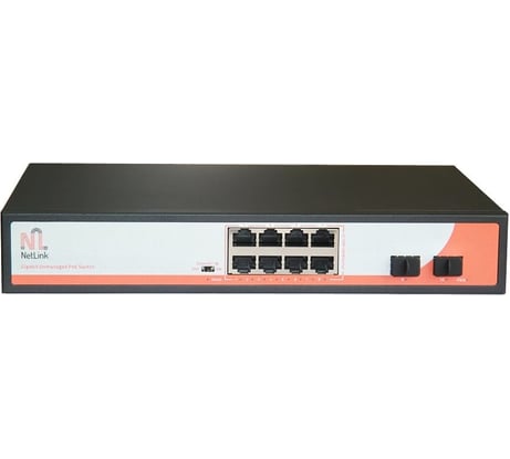 Коммутатор Netlink NL-SW-AFG-08/02S УТ000002057