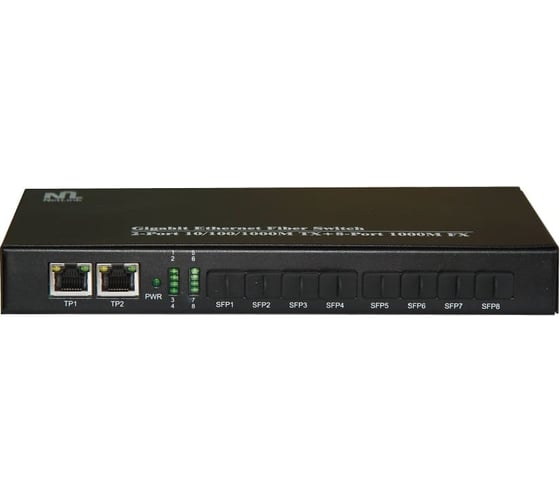 Коммутатор Netlink NL-SW-SFP-08S/02E УТ000002060 1