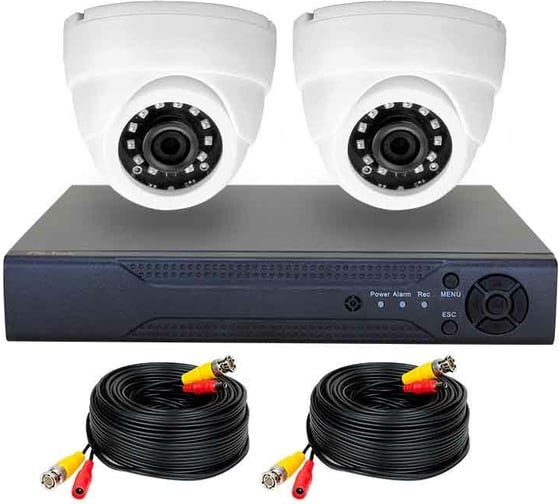 Комплект видеонаблюдения PS-link AHD 2Мп KIT-A202HD 2 камеры для помещения 2995