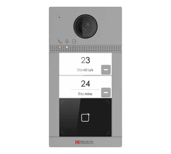 Вызывная панель HIWATCH PRO VDP-D4212W/Flush 00-00014127 1
