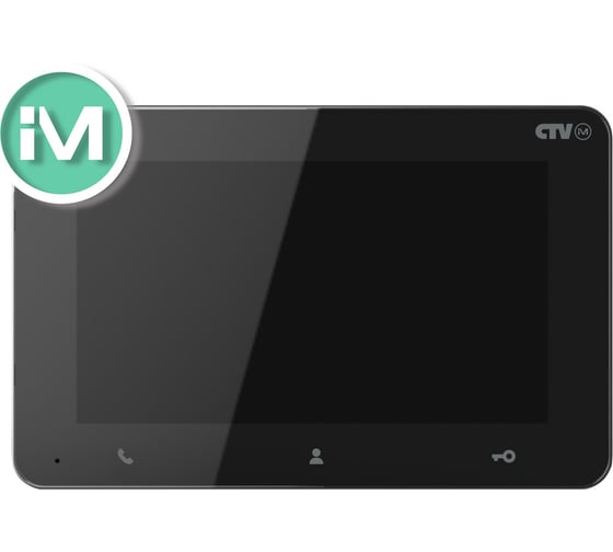 Монитор цветного видеодомофона CTV -iM Entry 7 черный 4100138