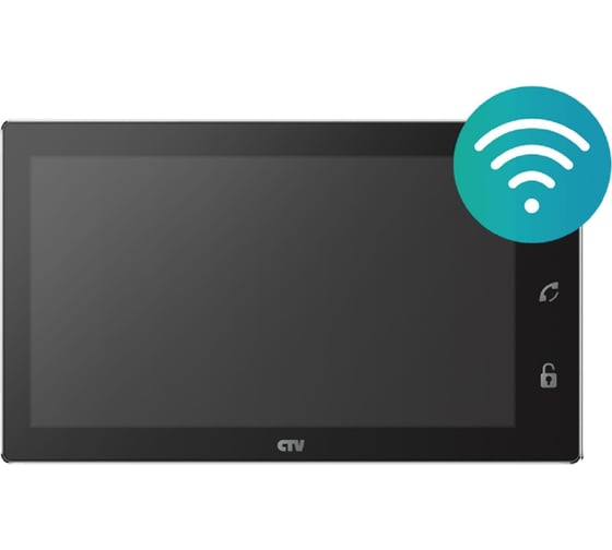 Монитор видеодомофона CTV -M4102FHD B черный 4100002