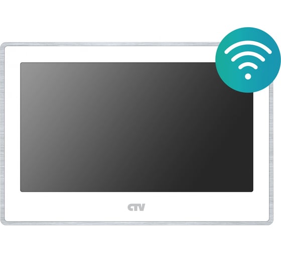 Монитор цветного видеодомофона CTV -M5702 белый 4100147