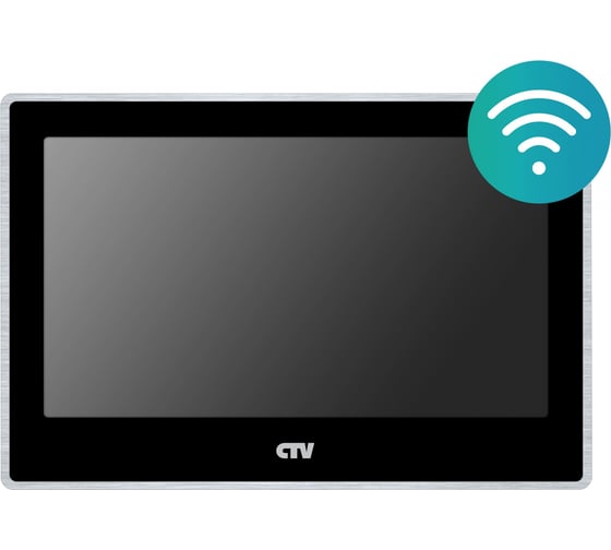 Монитор цветного видеодомофона CTV -M5702 черный 4100148