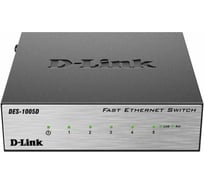 Неуправляемый коммутатор с 5 портами d-link 10/100BASE-TX DES-1005D/O2B