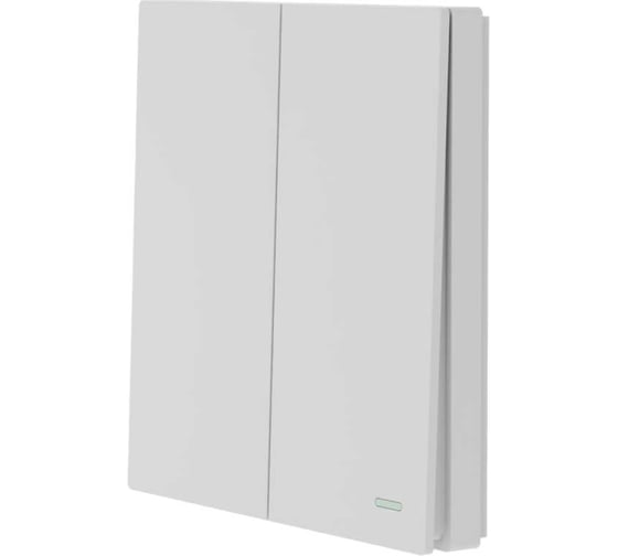 Беспроводной 2-клавишный выключатель GRITT Evolution белый, IP67, без реле 14002