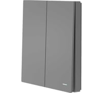 Беспроводной 2-клавишный выключатель GRITT Evolution графит, IP67, без реле 14011