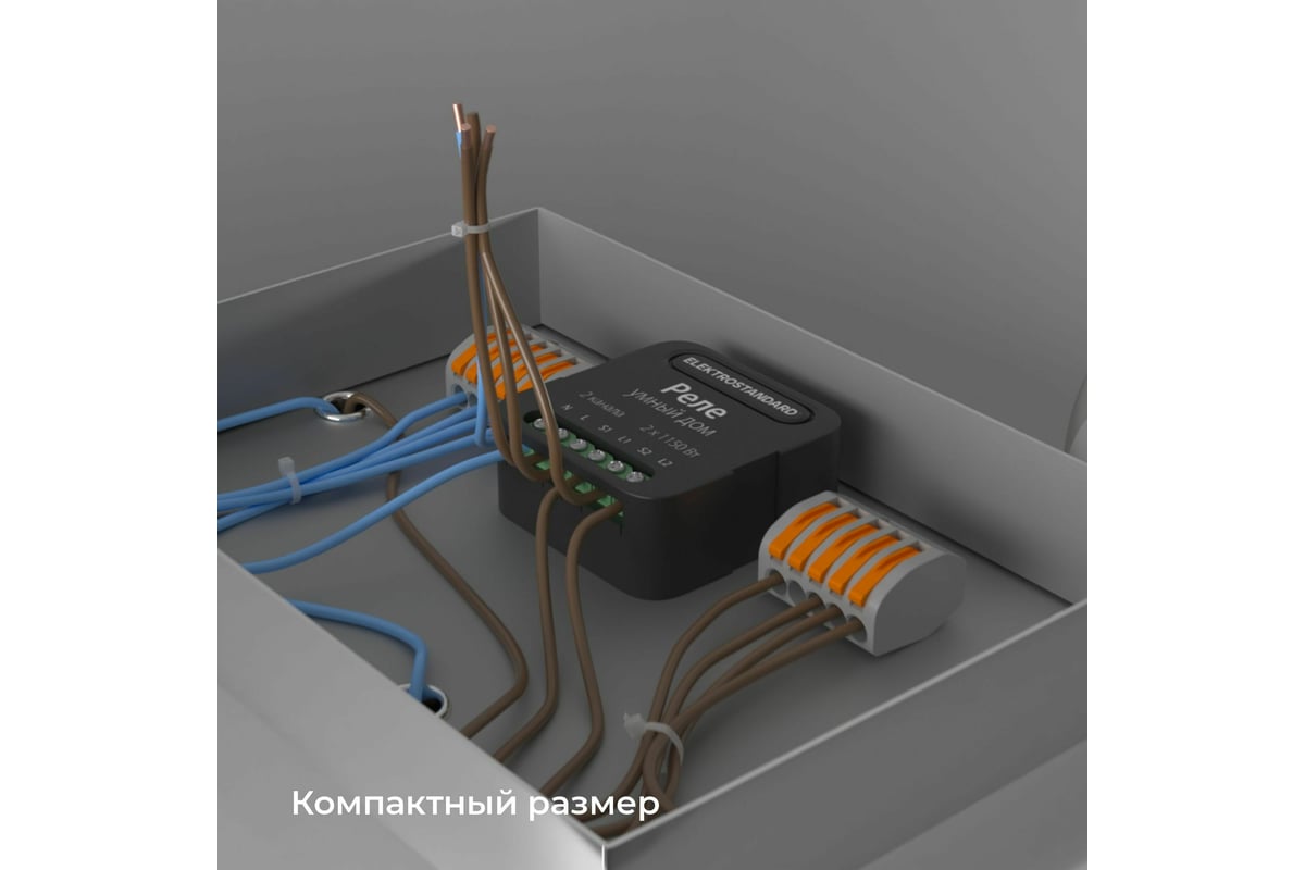 Реле Умный дом Elektrostandard - 76007/00 черный 2 канала 1150W a059326 -  выгодная цена, отзывы, характеристики, 1 видео, фото - купить в Москве и РФ