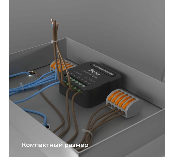 Реле Умный дом Elektrostandard - 76007/00 черный 2 канала 1150W a059326