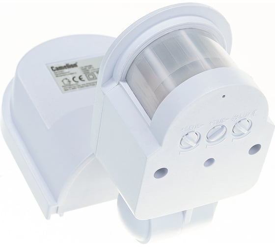 Датчик движения для включения освещения Camelion LX-16C/Wh, 6450