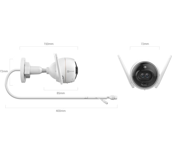 Wi-Fi камера Ezviz CS-CV310-C0-6B22WFR C3X 2.8mm 313500037