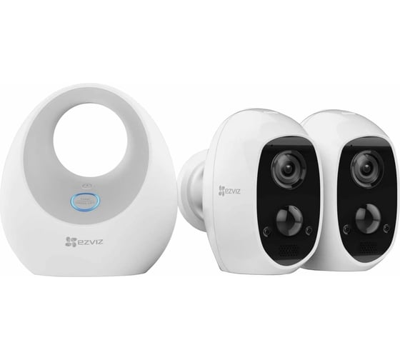 Набор из 2 Wi-Fi камер с базовой станцией W2D Ezviz CS-W2D-B2-EUP АВ5033451 1