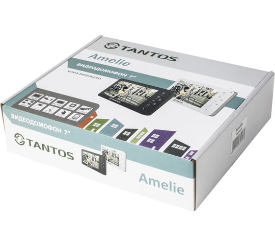 Монитор Tantos Amelie Black - 4 на 4 вызывные панели 00-00230469