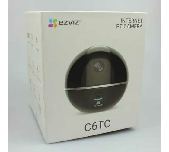 Внутренняя поворотная 360 Wi-Fi камера Ezviz CS-CV248-A0-32WFR C6TС Black 2Мп c ИК-подсвет. до 10м АВ5019473