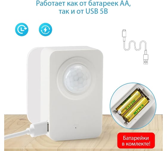 Умный WiFi датчик движения Roximo SWP06