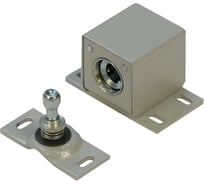 Замок накладной миниатюрный универсальный, мебельный PROMIX SM102.01.1 серебро 00-00068169