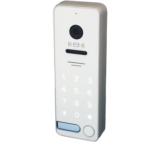 Накладная вызывная панель видеодомофона Tantos iPanel 2 WG (White) EM KBD HD 00-00182184