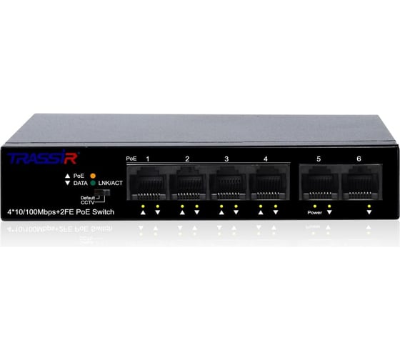 РоЕ-коммутатор Trassir TR-NS1106-60-4POE УТ-00048439