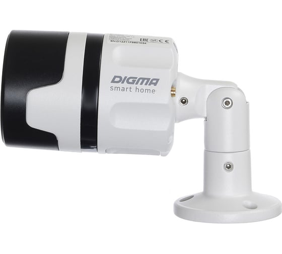 Видеокамера DIGMA IP DiVision 600 3.6-3.6мм, цвет корпуса: белый/черный (DV600), 1 штука в упаковке 1107920
