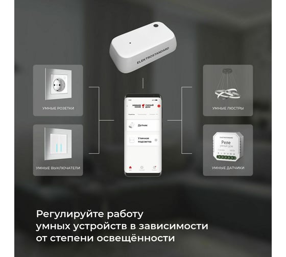 Умный датчик освещения Elektrostandard - 76200/00 a060337