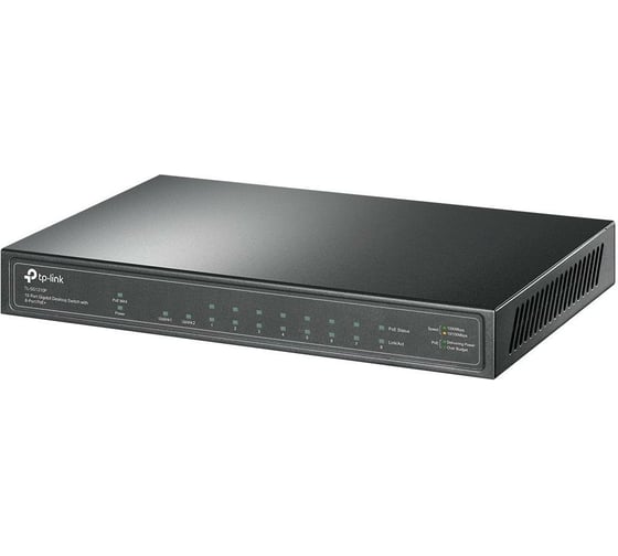 10-портовый гигабитный настольный коммутатор TP-Link TL-SG1210P